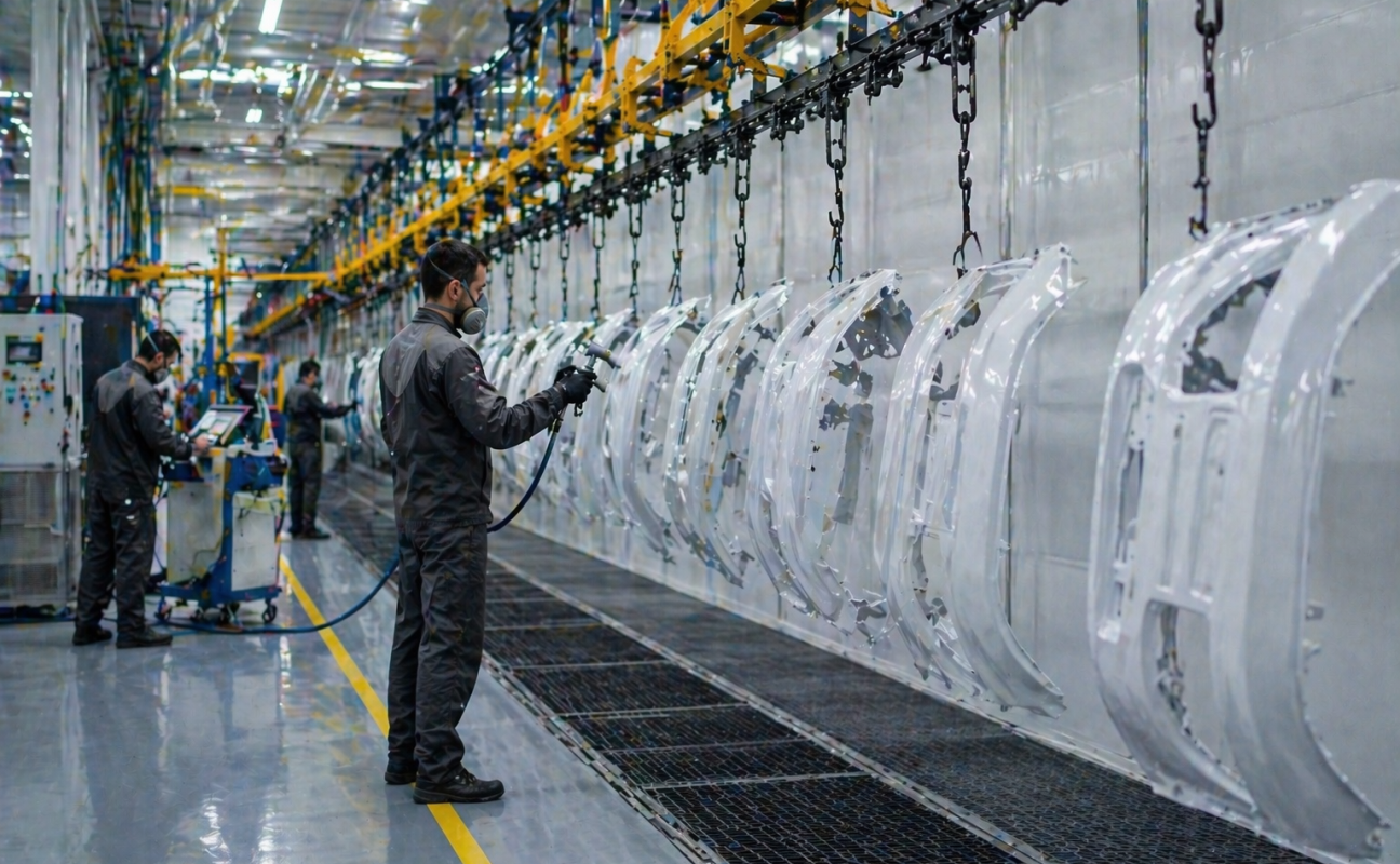 VKS Pintura Líquida · Pintura Líquida Industrial de Alta Gama para Piezas de Plástico en Zaragoza